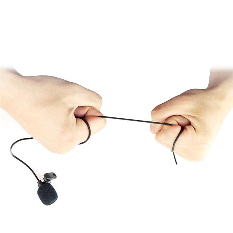 Universalus nešiojamasis 3,5 mm mini laidinis ausinių mikrofonas Lavalier mikrofonas paskaitų vadovui Studijos mokymo konferencijos mikrofonas