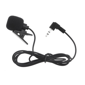 Универсален преносим 3,5 мм мини микрофон Hands Free Clip on Microphone Mini Audio за компютър, лаптоп, високоговорител, микрофон