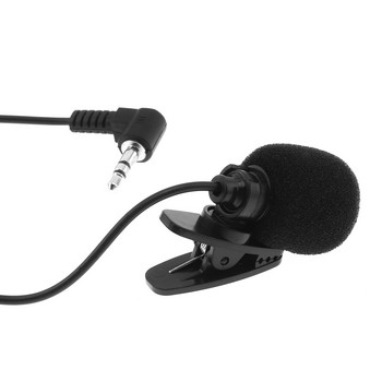 Universal φορητό μίνι μικρόφωνο 3,5 χιλιοστών κλιπ με κλιπ για μικρόφωνο Μίνι ήχος για φορητό υπολογιστή Μεγάφωνο μικρόφωνο
