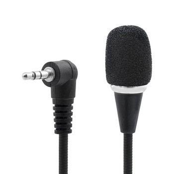 Φορητό γενικό μικρόφωνο 3,5 χιλιοστών Mini μικρόφωνο Hands Free Καλωδιακό μικρόφωνο Μικρόφωνο ήχου για φορητό υπολογιστή Ηχείο τηλεφώνου Lound 16-18 cm