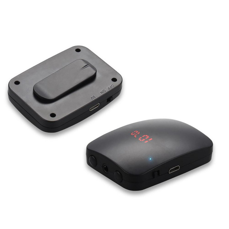 Bežični mikrofon s dva mikrofona Stereo FM radio odašiljač Slušalica Ovratnik Vodič za obilazak Clip-Ons MIC Potrošačka elektronika mikrofon