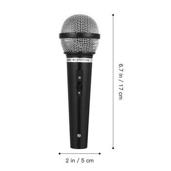 Fake Microphone Kids Fake Pretend Prop κοστούμι Play Props Party Mic Echo Performance Μικρόφωνο μικροφώνου Favor Microphon