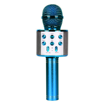 Bežični karaoke mikrofon Bluetooth-kompatibilan ručni zvučnik Kućni KTV player s plesnim LED svjetlima Funkcija snimanja