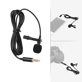 Lavalier Mini Microphone 3,5mm USB Condenser Professional Microphone for PC Clip-on Lapel Type C Micro Mic for Phone