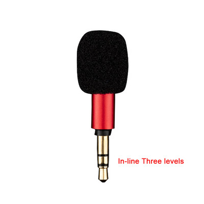 kebidu Mini Mic Priključak za mikrofon 3,5 mm utikač Višesmjerni snimač za pametni telefon Prijenosno računalo Zvučna kartica 3,5 mm Aux