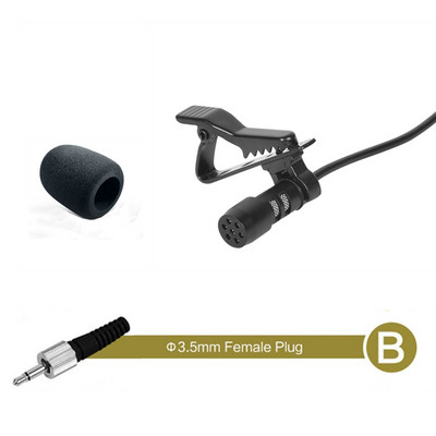 3,5 mm-es Mini Lavalier mikrofon Lapel Mic XLR 3 tűs XLR 4 tűs mobiltelefonhoz, PC laptophoz, beszélő énekhang