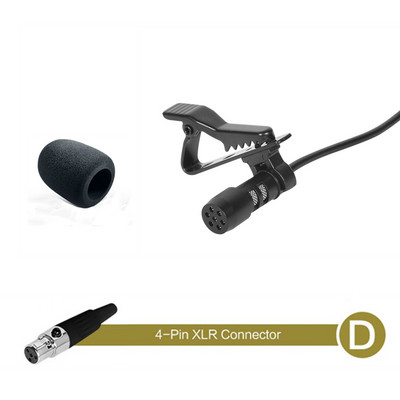 3,5 mm-es Mini Lavalier mikrofon Lapel Mic XLR 3 tűs XLR 4 tűs mobiltelefonhoz, PC laptophoz, beszélő énekhang