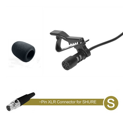 3,5 mm-es Mini Lavalier mikrofon Lapel Mic XLR 3 tűs XLR 4 tűs mobiltelefonhoz, PC laptophoz, beszélő énekhang
