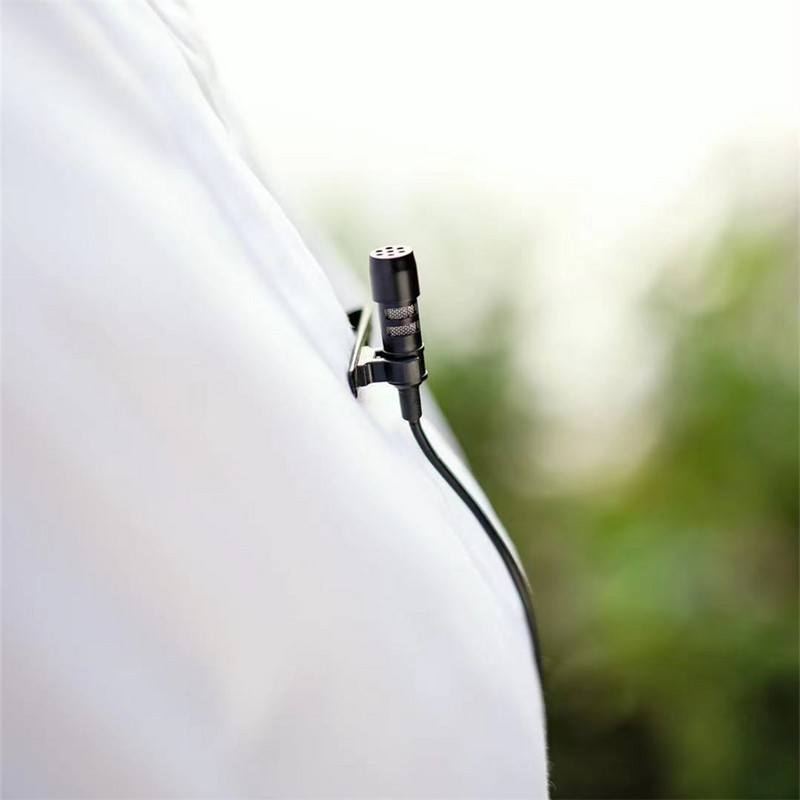 3,5 mm-es Mini Lavalier mikrofon Lapel Mic XLR 3 tűs XLR 4 tűs mobiltelefonhoz, PC laptophoz, beszélő énekhang