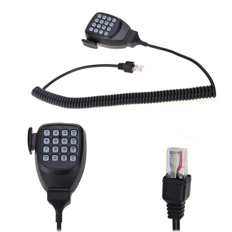 Ръчен микрофон, микрофон, високоговорител с DTMF 16 клавиша с 8-пинов RJ конектор за автомобилно радио Kenwood TK-686 780 862 863G