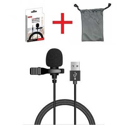 Mini prijenosni mikrofon na rever za Lightning tip C 3,5 mm USB mikrofon za IPhone IPad Android Smartphone PC prijenosna računala