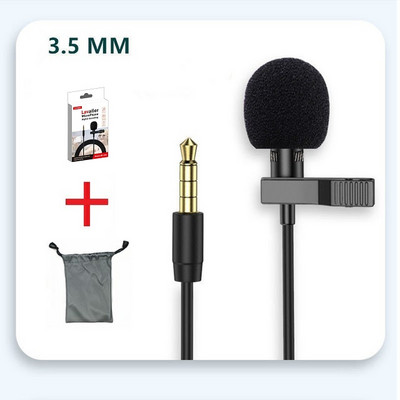 Mini prijenosni mikrofon na rever za Lightning tip C 3,5 mm USB mikrofon za IPhone IPad Android Smartphone PC prijenosna računala