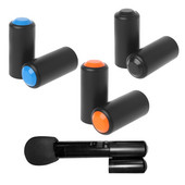 Crust Pro 1 par bežičnih mikrofona Ručni mikrofon Baterija Vijčani poklopac Poklopac za Shure Pgx2 Slx2