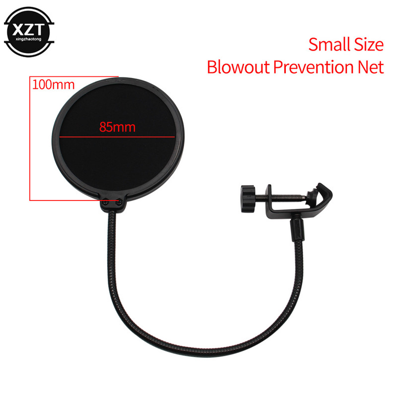 Mreža za izduvavanje mikrofona Izdržljiva dvoslojna vjetrobranska maska Micr vjetrobranska maska Mic Pop Filter Dvoslojni štit za snimanje govora