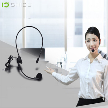 SHIDU Brand S5 Lavalier Συμπυκνωτής μικροφώνου Megaphone Mic για φορητό ενισχυτή φωνής Μεγάφωνο Συνέδριο Καθηγητές Ηχείο