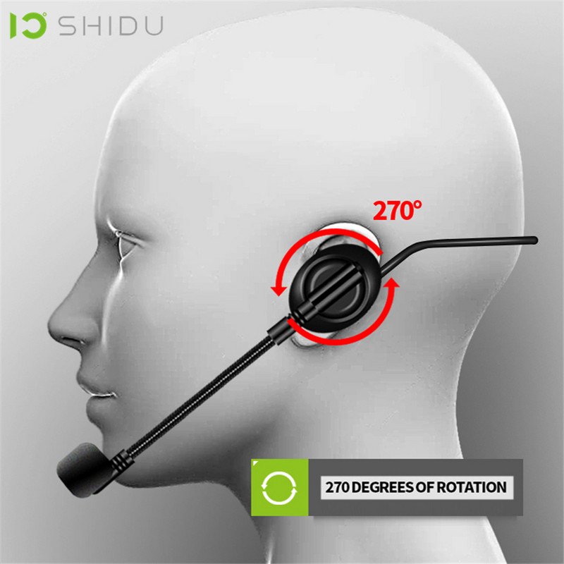 SHIDU márka S5 Lavalier mikrofon kondenzátor megafon mikrofon hordozható hangerősítőhöz hangszóró konferencia tanári hangszóró