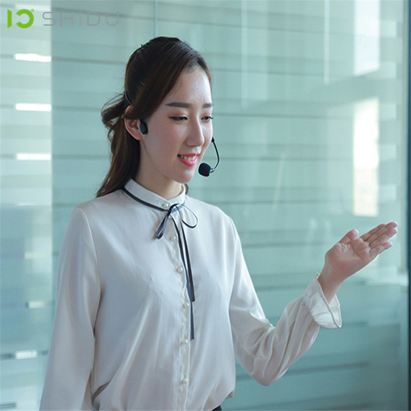 SHIDU márka S5 Lavalier mikrofon kondenzátor megafon mikrofon hordozható hangerősítőhöz hangszóró konferencia tanári hangszóró