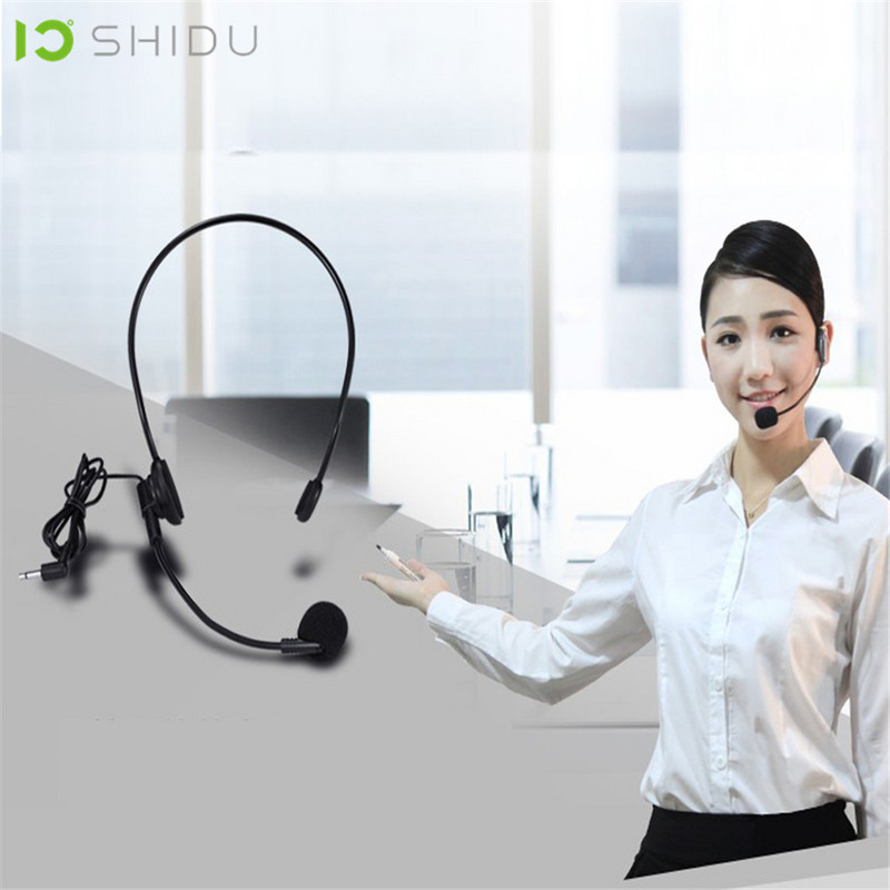 SHIDU márka S5 Lavalier mikrofon kondenzátor megafon mikrofon hordozható hangerősítőhöz hangszóró konferencia tanári hangszóró