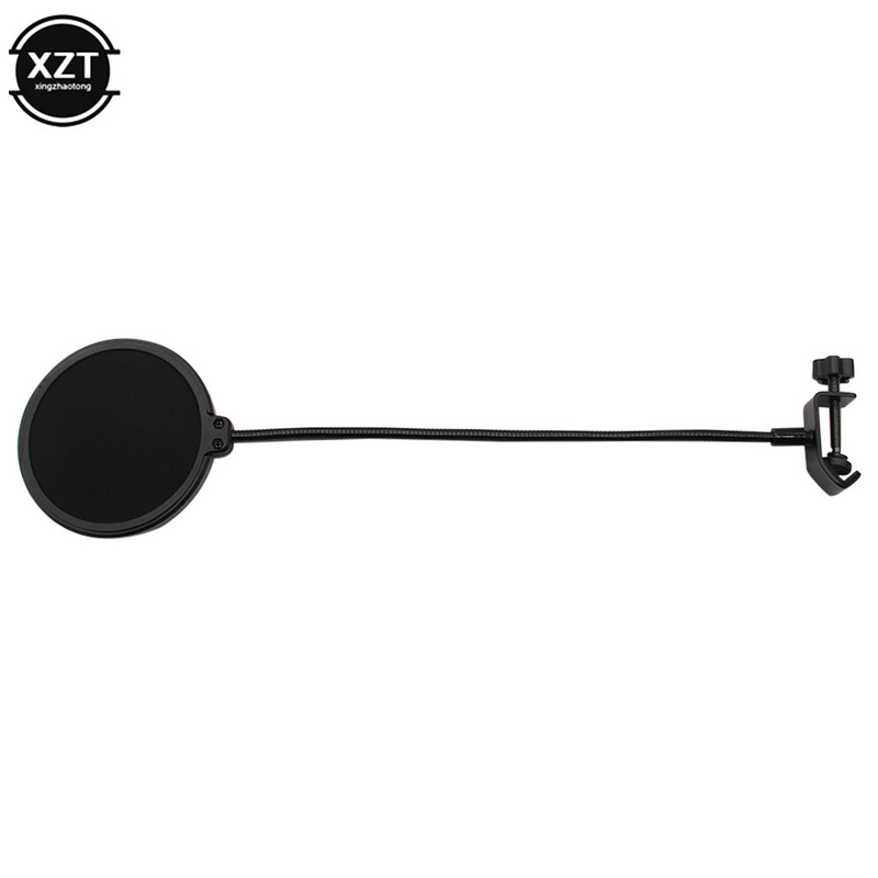 Vastupidav kihiline tuuleklaasi stuudiomikrofon Professionaalne painduv mask Mic Pop Filter Kahekihiline kilp kõne salvestamiseks