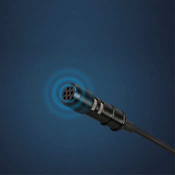 Μικρόφωνο με κλιπ κολάρου Μίνι φορητό μικρό μικρόφωνο Ζωντανή μετάδοση Eat Broadcast Κινητό Τηλέφωνο Υπολογιστής εγγραφής Μείωση θορύβου
