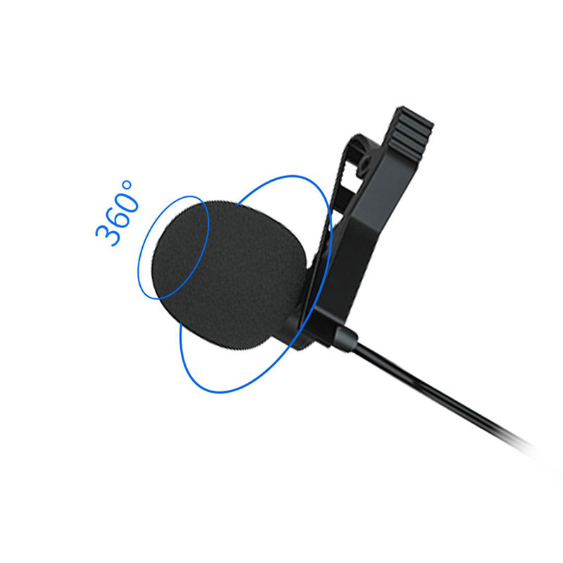 Mikrofon sa kopčom za ovratnik Mini-prijenosni mali mikrofon Prijenos uživo Emitiranje prijenosa hrane Mobilni telefon Računalo Snimanje Smanjenje buke