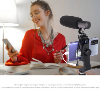 Κάμερα Μικρόφωνο Επαγγελματική Φωτογραφία Συνέντευξη Μικρόφωνο Μείωσης θορύβου μικροφώνου για Sony Nikon Canon Fuji DSLR