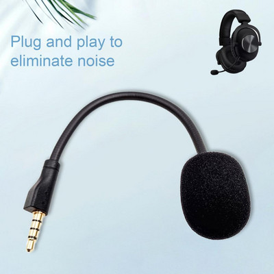 Ανταλλακτικό μικρόφωνο παιχνιδιών Mic Boom 3,5 mm για Logitech G Pro X για Steelseies Ακουστικά παιχνιδιών E-Sports Ακουστικά gaming Mic
