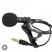 Gomblyukú Lavalier hajtókás mikrofon mikrofon mobiltelefonhoz, mobil okostelefonhoz, mini apró mikro nyakkendő vezetékes kis mikrofon mikrofon mikrofon