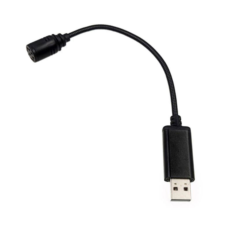 Microfon mini USB pentru laptop și computer desktop cu gât de gâscă pentru mufă PC și microfon condensator pentru laptop