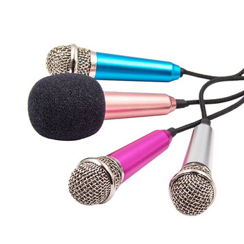 Φορητό μίνι μικρόφωνο 3,55 mm Stereo Studio Mic KTV Karaoke για έξυπνο τηλέφωνο Φορητός υπολογιστής επιτραπέζιος φορητός μικρόφωνο ήχου