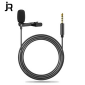 Single Head Lavalier Lapel Microphone Omnidirectional Condenser Mic για iPhone Android & Smartphones, Youtube, Εγγραφή βίντεο
