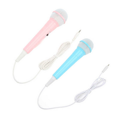 Portable Kids Wired Microphone Clear Sound Children Musical Microphone for Karaoke Party