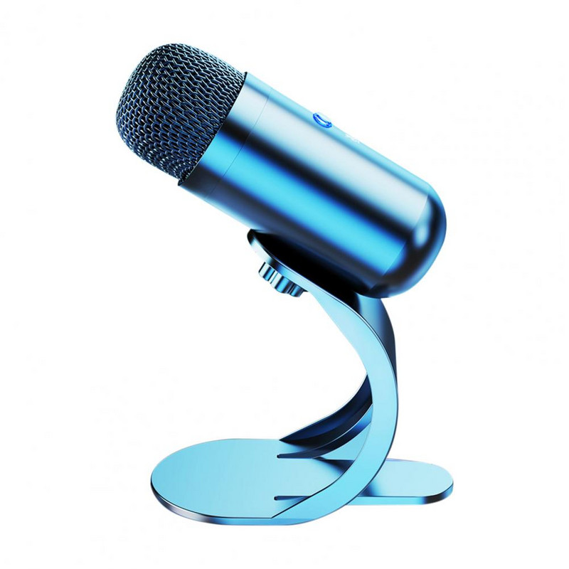 Novi dizajn USB igraćeg PC mikrofona za strujanje podcasta, RGB računalni kondenzatorski stolni mikrofon za YouTube video