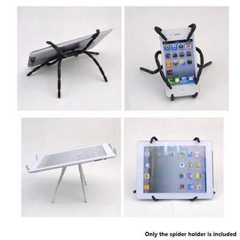 Голям размер Гъвкава стойка за монтиране на паяк Скоба за мобилни телефони iPad Таблети Настолни селфи стойки Статив