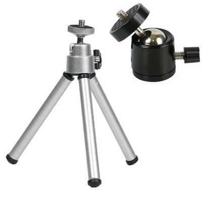 Nešiojamas mini trikojis, skirtas telefono stalui Išmaniojo telefono trikojis, skirtas IPhone trikojimui, mobiliojo fotoaparato trikojo stovas su mobiliojo telefono laikiklio spaustuku