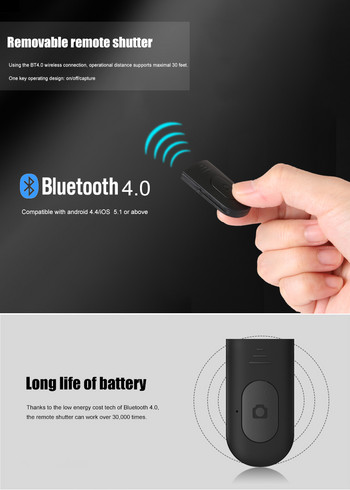 3 в 1 Bluetooth монопод статив Стойка за Xiaomi Redmi Note Huawei iPhone 11 XR 7 8 Plus Мобилен телефон Samsung Стативи за смартфон
