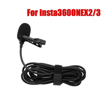 Mikrofon za Insta360 One R/X2 Action Type-c Lavalier Mic Akcijska kamera Dodatna oprema za smanjenje buke Mikrofoni za snimanje
