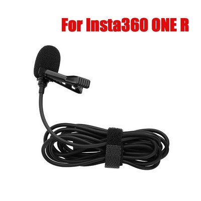 Mikrofon za Insta360 One R/X2 Action Type-c Lavalier Mic Akcijska kamera Dodatna oprema za smanjenje buke Mikrofoni za snimanje