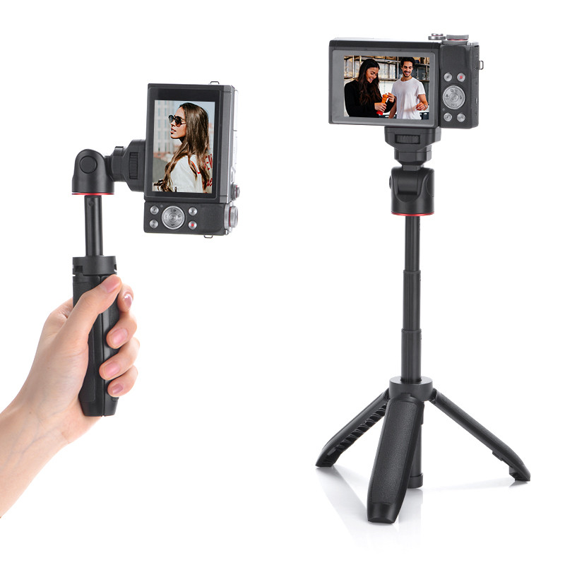 KingMa stolni produžetak za tronožac Prijenosni selfie štap Dual Hot Shoe nosač za montiranje za kameru bez zrcala Vlog Dodatak za snimanje