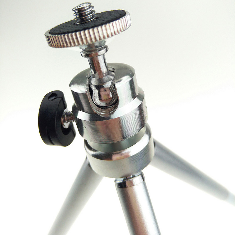 15,5-30cm 3 részből álló, kihúzható fém hordozható állványok telefontartóval Gopro kamerákhoz Xiaomi Iphone Samsung Huawei telefonokhoz