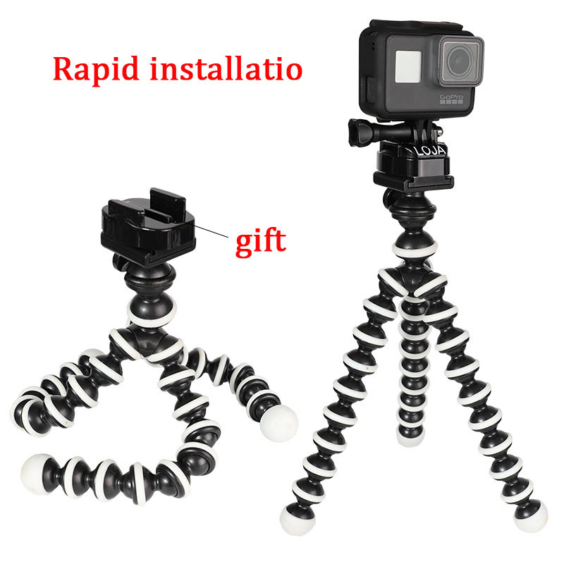 Držač Octopus Stativ za DJI OSMO ACTION 3 2 Kamera GoPro Hero 11 10 9 8 7 6 5 SJCAM Yi EKEN AKASO Inst360 Dodatak za jednu kameru