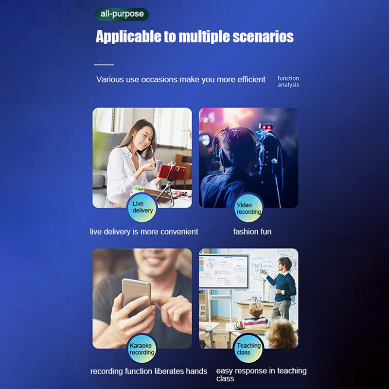 K35 Lavalier Lapel Triukšmo mažinimo mikrofonas Belaidis 3,5 Mm įvairiakryptis kondensatoriaus mikrofonas, skirtas fotoaparato AUX garsiakalbiui