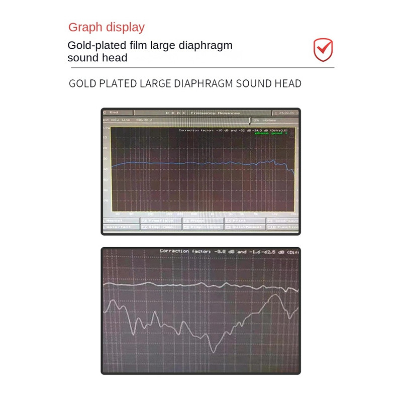 25 mm-es mikrofon membrános kazettás mag kapszula membrán kazettás mag kapszula stúdiófelvételhez, kondenzátor mikrofonhoz