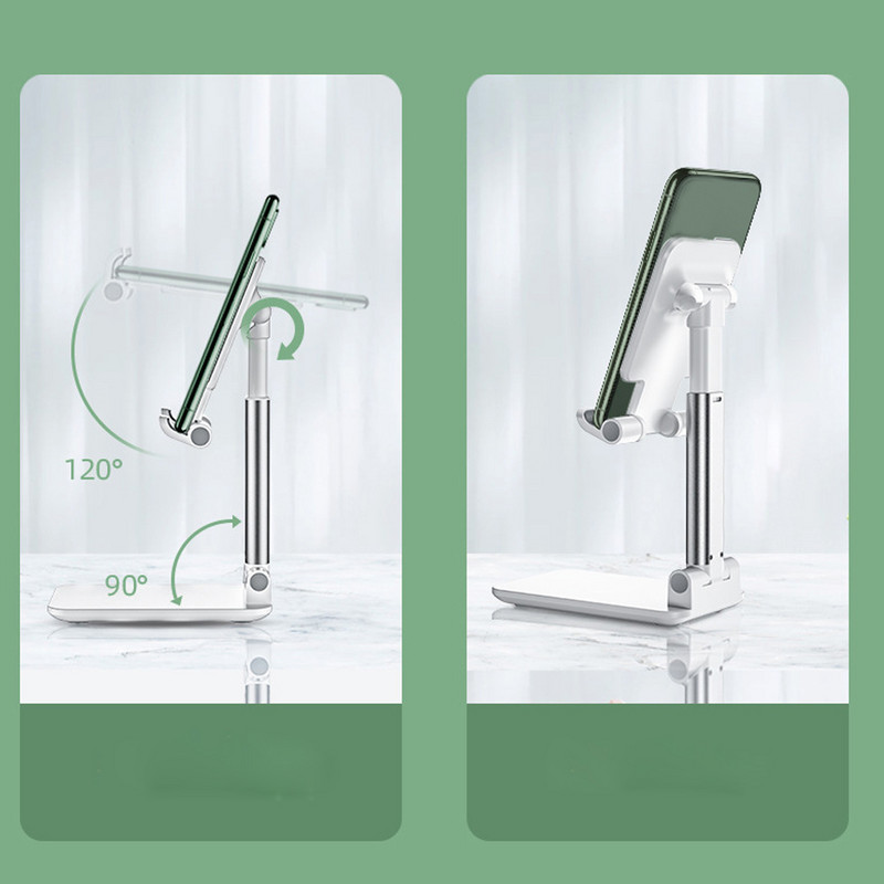 Suport nou pentru telefon mobil de birou pentru iPhone iPad Xiaomi Samsung Suport reglabil pentru desktop pentru tabletă Suport pentru telefon mobil