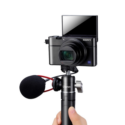 Ulanzi MT-14 Extend Tripod + U60 Mini Ballhead Extend Dual Cold Shoe Mount Fill Light Mic универсален за DSLR смартфон