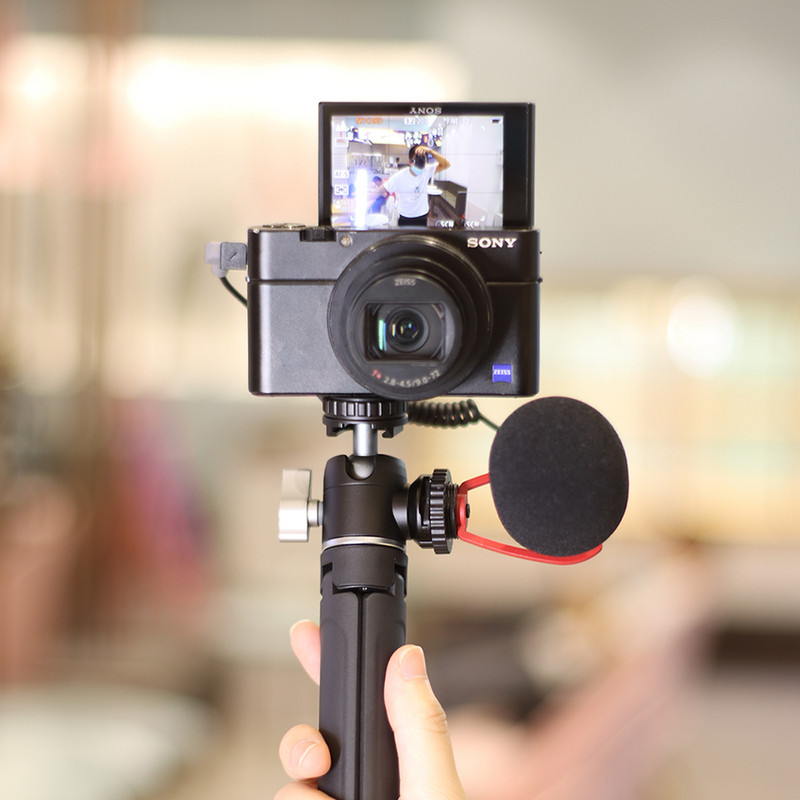 Ulanzi MT-14 Extend Stativ + U60 Mini Ballhead Extend Dual Cold Shoe Mount Fill Light Mic univerzalni za DSLR pametni telefon