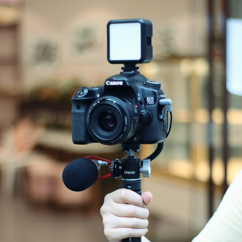 Ulanzi MT-14 Extend Stativ + U60 Mini Ballhead Extend Dual Cold Shoe Mount Fill Light Mic univerzalni za DSLR pametni telefon