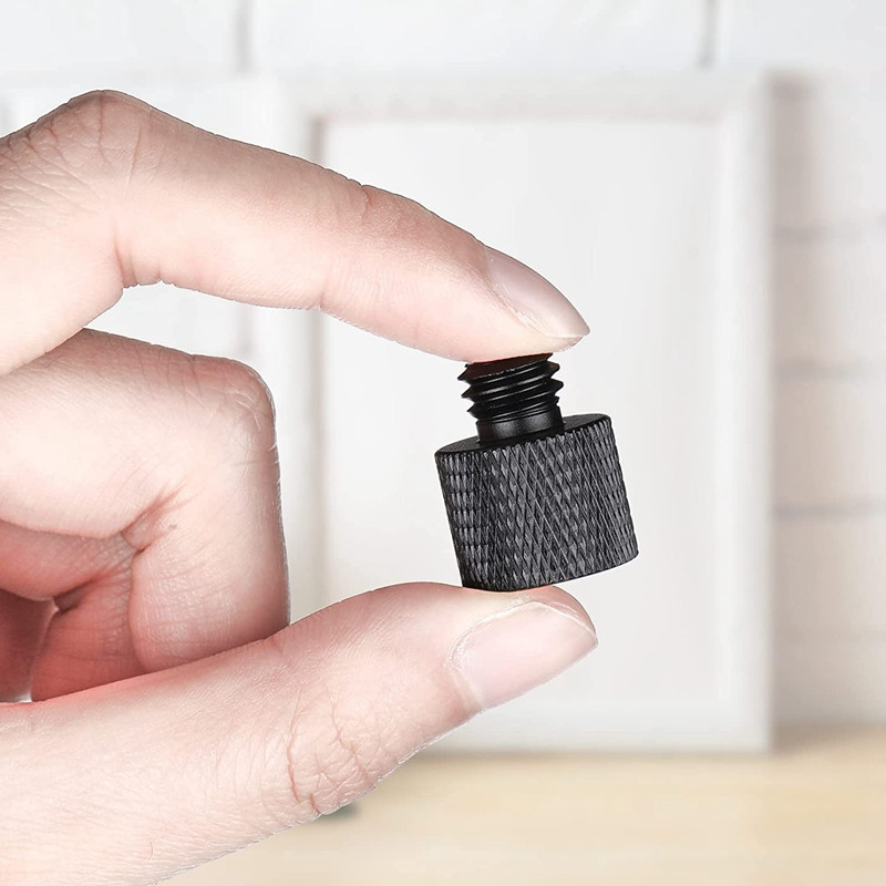 8 buc. Microfon 1/4 tată la 3/8 femeie și 3/8 tată la 1/4 femeie Adaptor cu șuruburi pentru cameră pentru trepied pentru cameră
