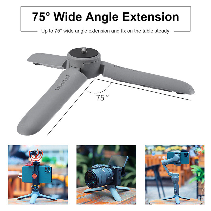 Ulanzi MT-10 Mini stativ za Osmo Mobile 2 3 Gimbal postolje stativa Dodaci Putni Vlog stativ za pametni telefon DSLR SLR fotoaparat