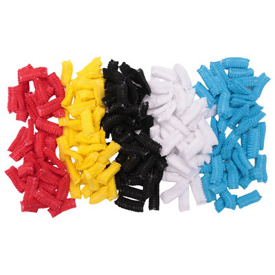 Poklopac za mikrofon za jednokratnu upotrebu od 200 komada, vjetrobran za ručni mikrofon za KTV studio za snimanje, karaoke (mješovite boje)